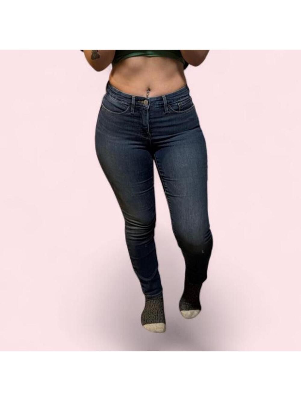 Athleta Sculptek High-Rise Skinny Jeans Azure Wash Size 2